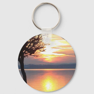 Schlüsselanhänger romantischer Sonnenuntergang Key Ring