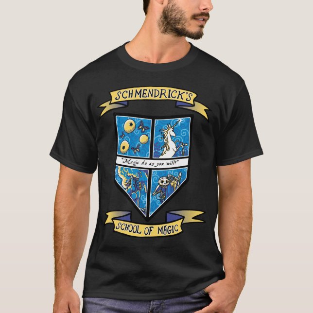Schmendricks School of Magic gift gift T-Shirt (Front)