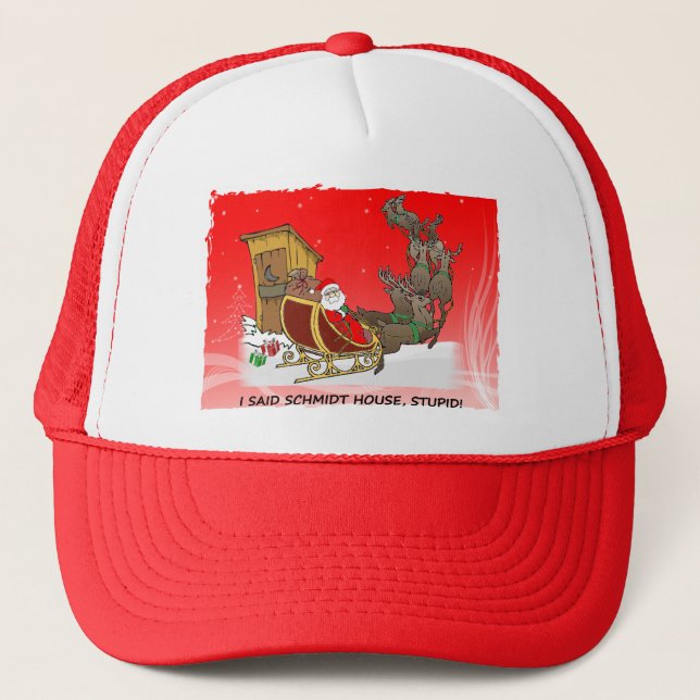 Schmidt House Funny Christmas Hat (Front)
