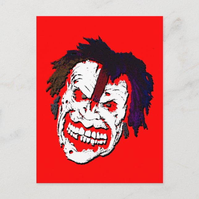 schmile! : zombie postcard (Front)