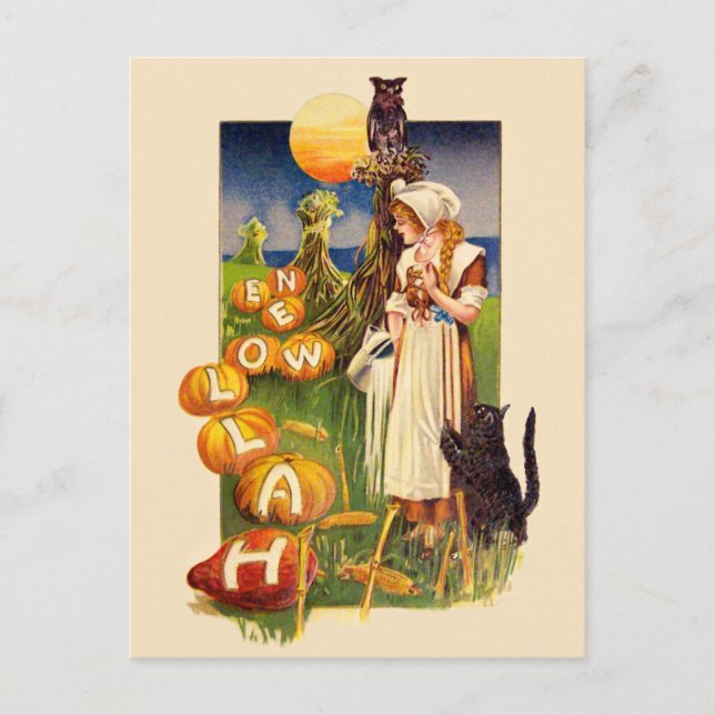 Schmucker: Halloween Field Postcard (Front)