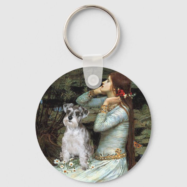 Schnauzer 13 - Ophelia Key Ring (Front)