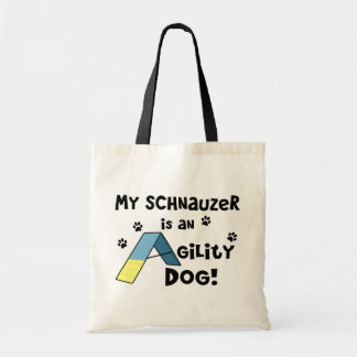 Schnauzer Agility Dog Tote Bag