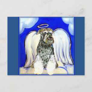 SCHNAUZER ANGEL POSTCARD