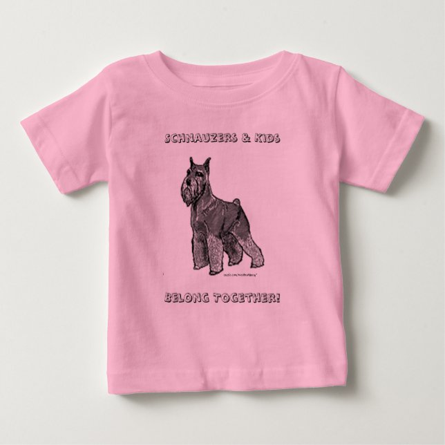 Schnauzer Baby T-Shirt (Front)