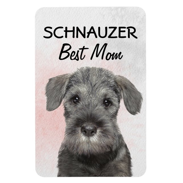 Schnauzer Best Mum Magnet (Vertical)