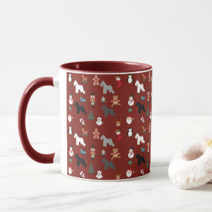 Schnauzer Christmas Mug