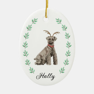Schnauzer Christmas Ornament