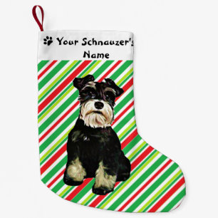 Schnauzer Christmas Stocking