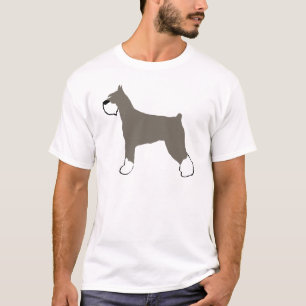 schnauzer colour silhouette T-Shirt