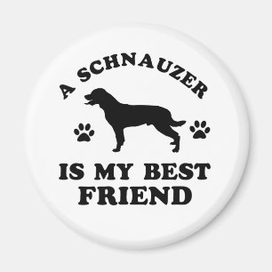 Schnauzer designs magnet