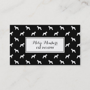 Schnauzer dog business card