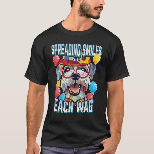 Schnauzer Dog Happy Pinscher T-Shirt