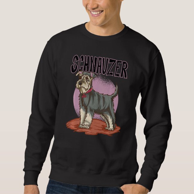 Schnauzer - Dog Identification - Dogs Lover - Dog  Sweatshirt (Front)