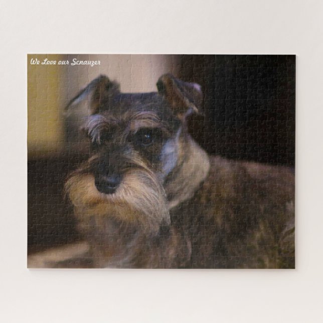 Schnauzer Dog Jigsaws. Jigsaw Puzzle (Horizontal)