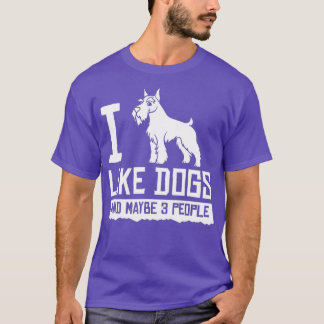 Schnauzer Dog Puppies Owner Lover _22 T-Shirt