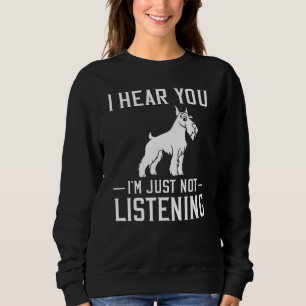 Schnauzer Dog Puppies Owner Sweatshirt