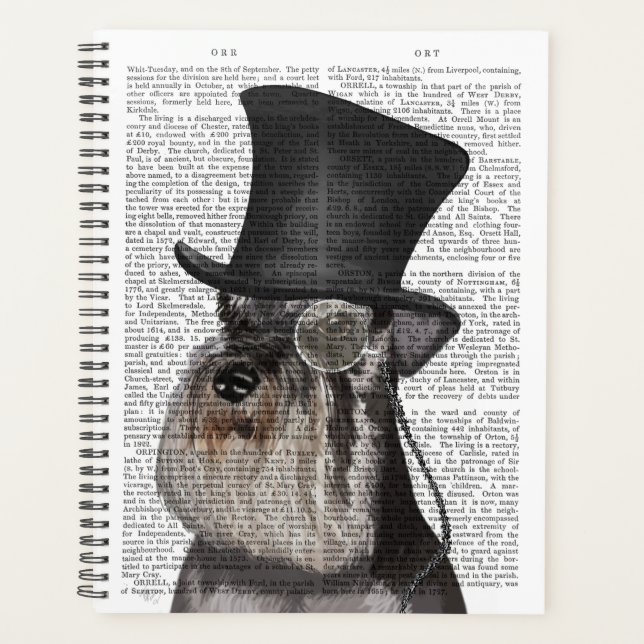 Schnauzer, Formal Hound and Hat Planner (Front)