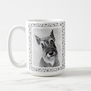 Schnauzer (Giant) Painting - Dog Art Coffee Mug