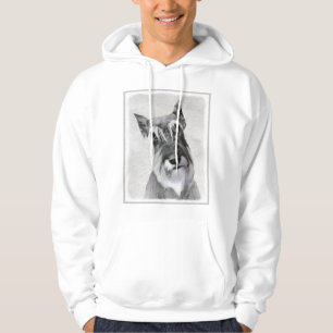 Schnauzer (Giant) Painting - Dog Art Hoodie