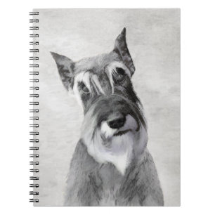 Schnauzer (Giant) Painting - Dog Art Notebook