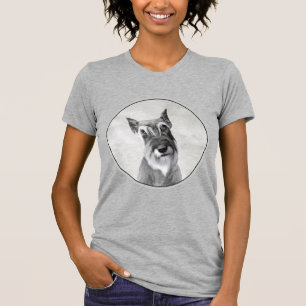 Schnauzer (Giant) Painting - Dog Art T-Shirt