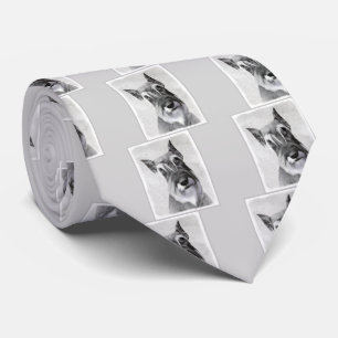 Schnauzer (Giant) Painting - Dog Art Tie