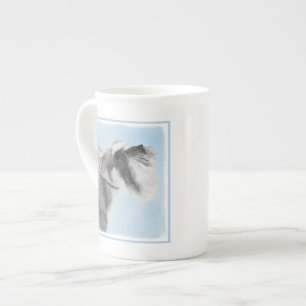 Schnauzer (Giant, Standard) 2 Painting - Dog Art Bone China Mug