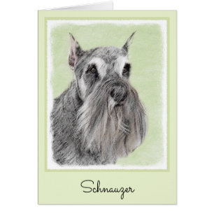 Schnauzer (Giant, Standard) Painting - Dog Art