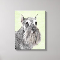 Schnauzer (Giant, Standard) Painting - Dog Art