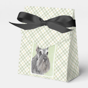 Schnauzer (Giant, Standard) Painting - Dog Art Favour Box
