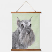 Schnauzer (Giant, Standard) Painting - Dog Art