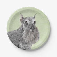 Schnauzer (Giant, Standard) Painting - Dog Art