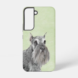 Schnauzer (Giant, Standard) Painting - Dog Art Samsung Galaxy Case