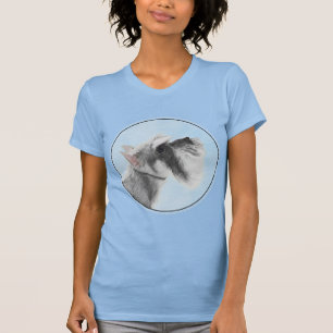 Schnauzer (Giant, Standard) Painting - Dog Art T-Shirt