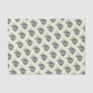 Schnauzer (Giant, Standard) Painting - Dog Art Tissue Paper