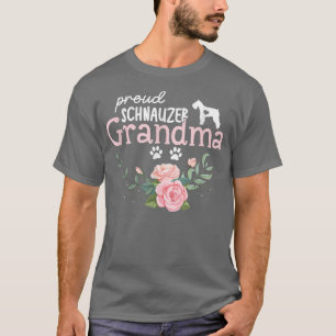 Schnauzer Grandma Dog Gifts Mimi Dog Mum Lover Mot T-Shirt