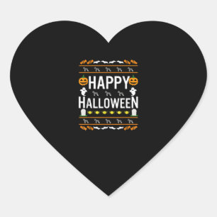 Schnauzer Halloween Lazy Ugly Costume Dog T-Shirt. Heart Sticker