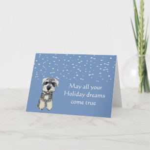 Schnauzer Holiday Card