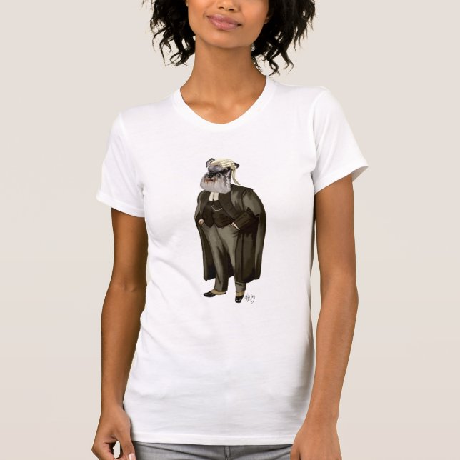 Schnauzer Lawyer T-Shirt (Front)