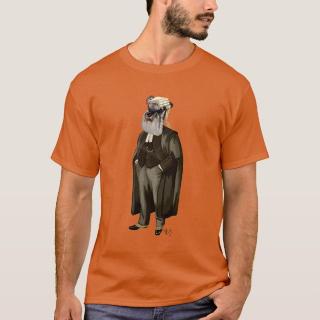 Schnauzer Lawyer T-Shirt (Front)