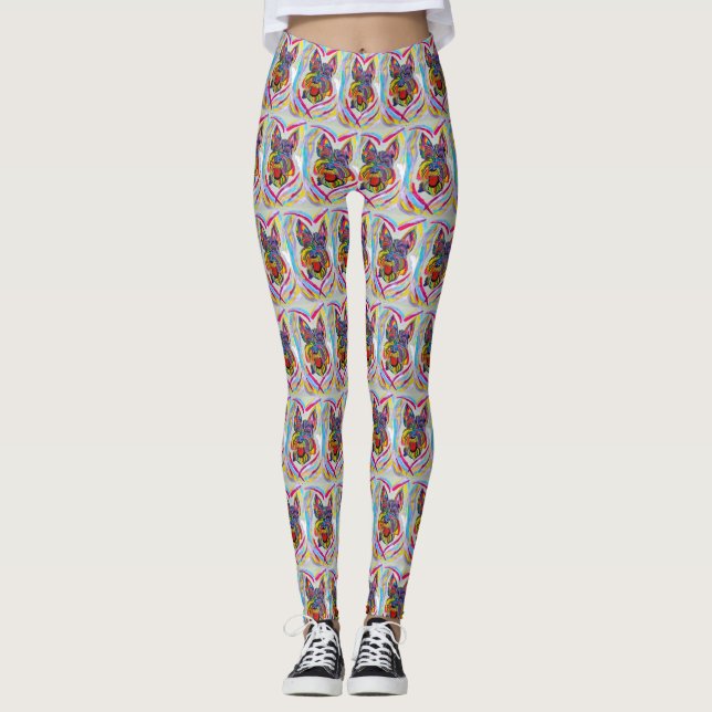 Schnauzer Leggings (Front)