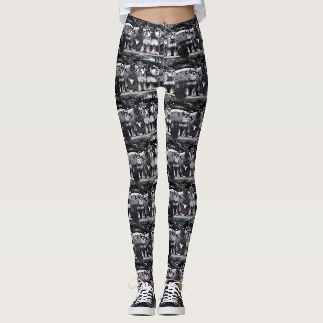 Schnauzer Leggings (Front)