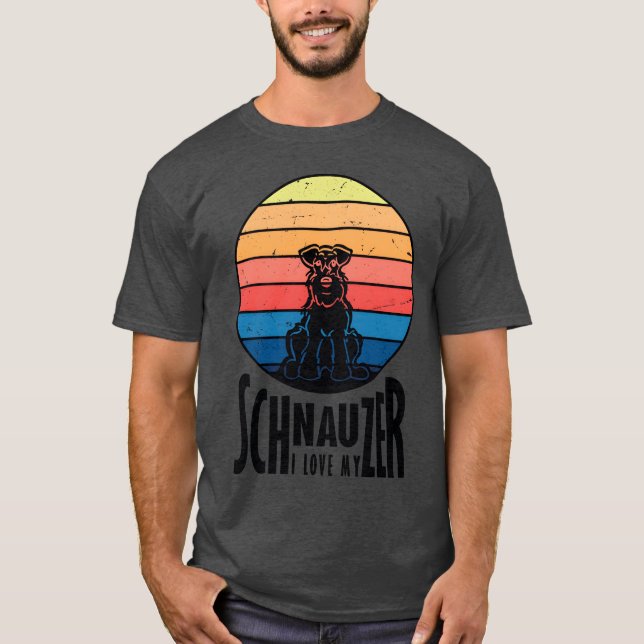 Schnauzer Love boy T-Shirt (Front)