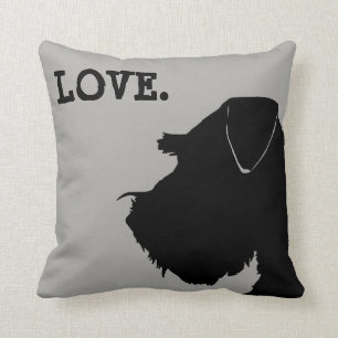 Schnauzer LOVE Pillow
