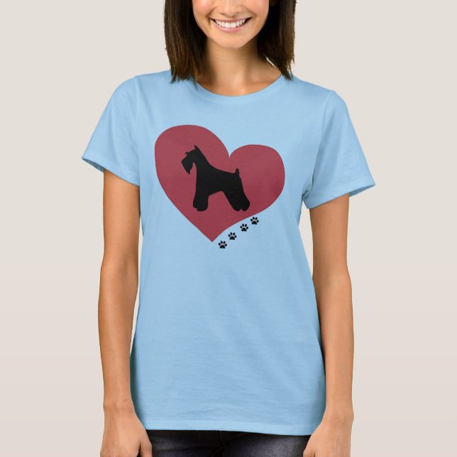 Schnauzer Love T-Shirt (Front)