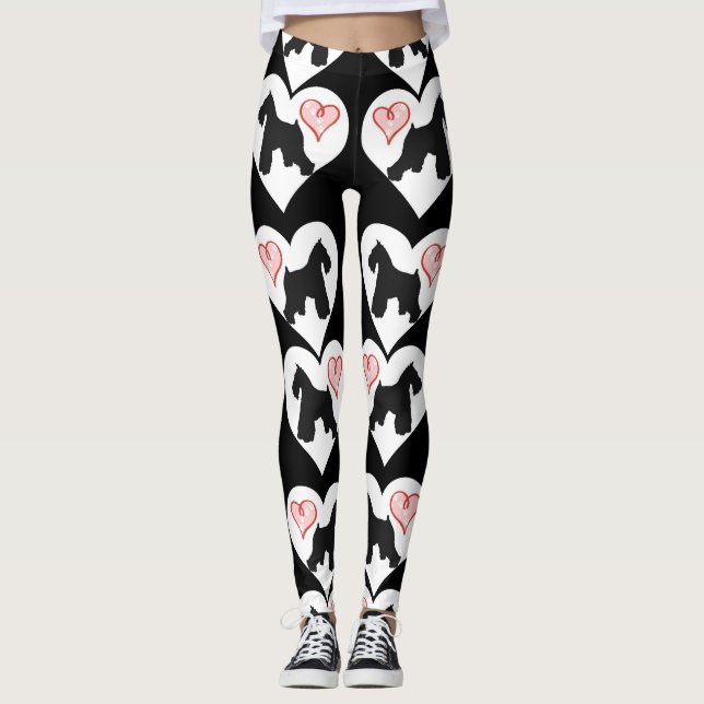 Schnauzer Lover Leggings (Front)