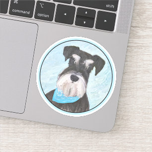 Schnauzer (Miniature) Painting - Cute Original Dog