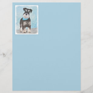 Schnauzer (Miniature) Painting - Cute Original Dog