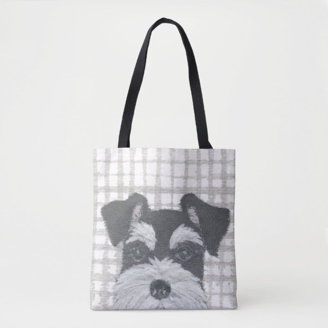 Schnauzer, Modern Tote Bag (Front)